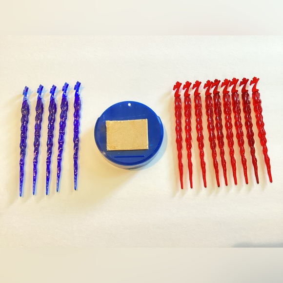 Vintage Seagrams 7 Swizzle sticks and Holder - Picture 2 of 2